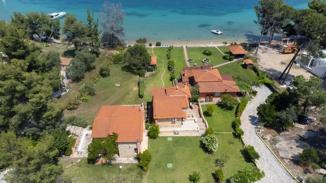 Villa Egeo - Beachfront Paradise, Private Beach, Starlink, Bbq Vourvourou Grecia